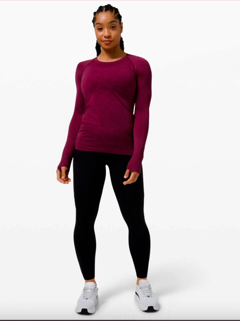Lululemon Swiftly Tech Long Sleeve Ripened Raspberry / Red Merlot - Picture 2 of 8